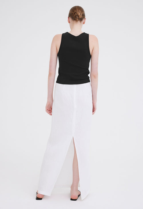 Jac+Jack Vela Linen Skirt - White